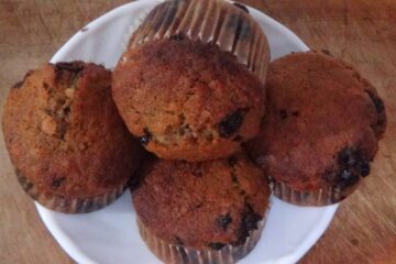 Banana chocolate chips muffins