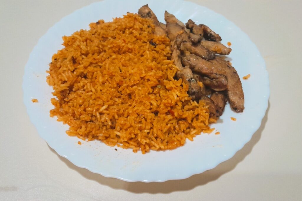 Jollof rice recipe simplified