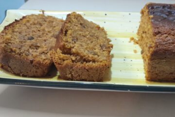 Spiced pumpkin almond bread