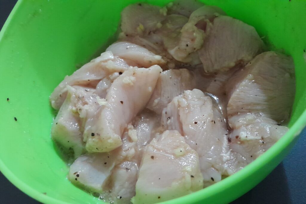 Marinated chicken