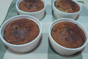 buckwheat banana chocolate chips muffins