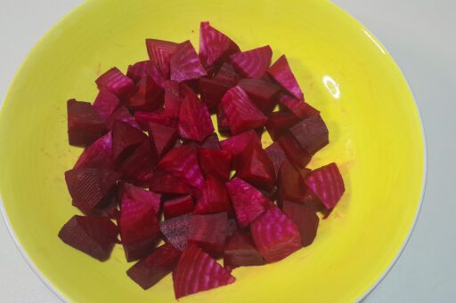 Chopped beetroot
