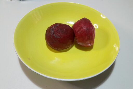 Peeled beetroot