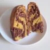 Mango chocolate marble cake