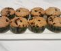 Vegan chocolate chips muffins