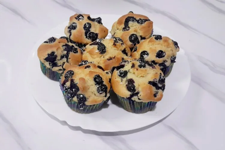 Gluten-free blueberry muffins